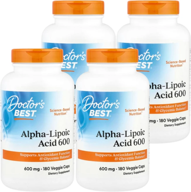 닥터스베스트 알파리포산 600mg 180캡슐 4통, 4개, 180정 - 쿠팡