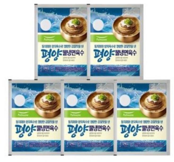 풀무원 평양물냉면육수 290g, 5개