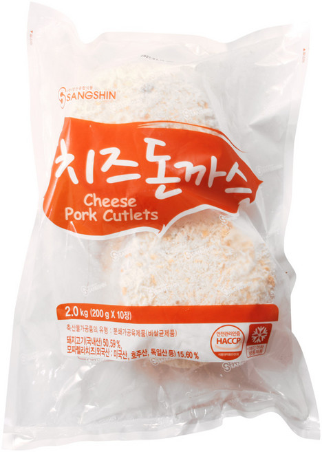 상신 치즈돈가스 2kg(10장), 1개, 2kg