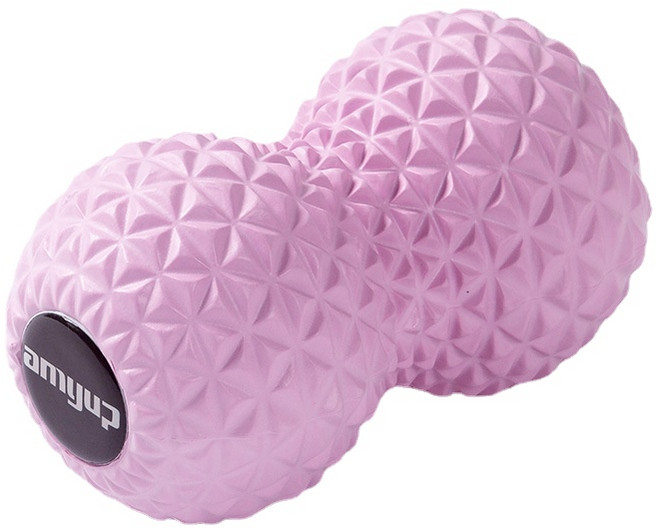 마사지볼 땅콩 볼안마 공발바닥 근막공 목경추 경혈 심층 근육이완 구기운동 근막볼, 핑크, 1개