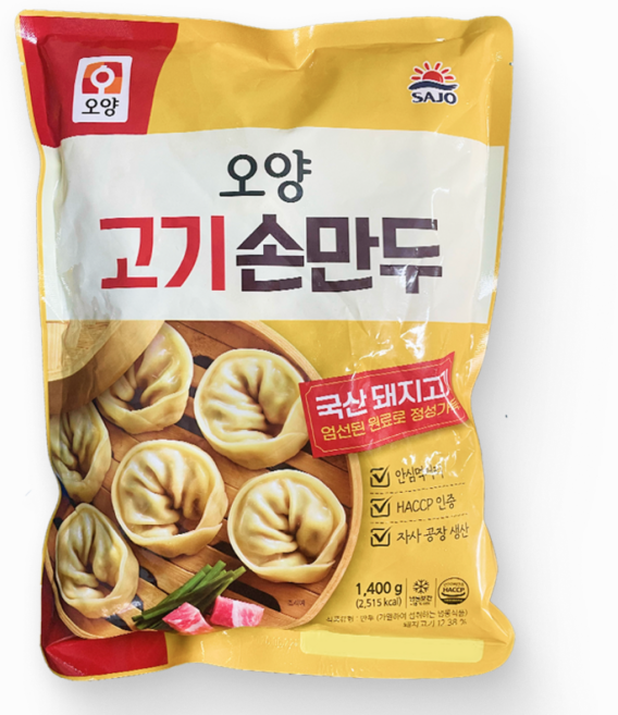 사조오양 고기손만두 1.4kg, 3개