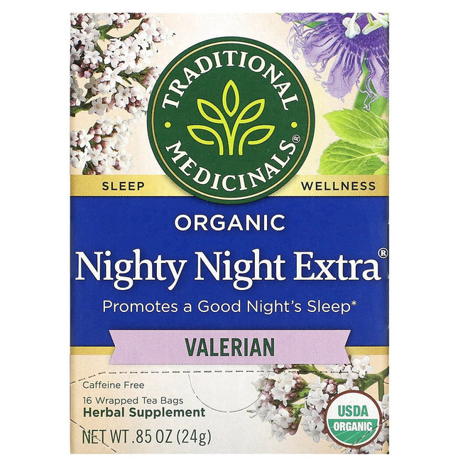 (3팩) 트레디셔널 메디셔널 나이티 나이트 엑스트라, 16개입, 24g