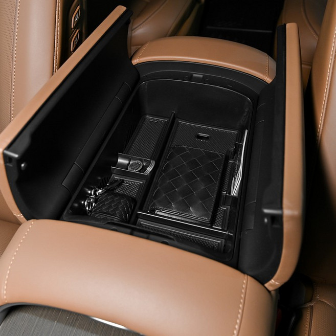 더올뉴 팰리세이드 LX3 풀체인지 튜닝 콘솔 트레이 필수용품 자동차 수납함 신차 정리용품 지인선물, 상세페이지 참조, 7인승_하단(프론트)