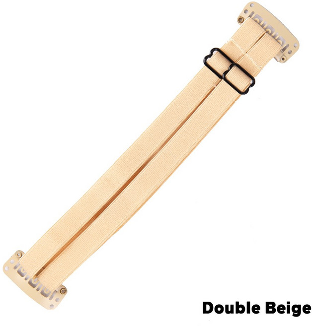 리프팅밴드 클립이 얼굴 리프팅 밴드 조절 탄성 테이프 눈썹 주름 제거를 헤어 인스턴트 리프트 벨트, Double Beige