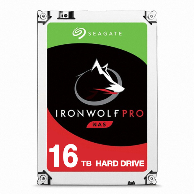 씨게이트 Seagate IronWolf Pro 16TB (ST16000NT001) - NAS용 (구모델 ST16000NE000)