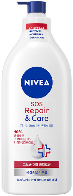 니베아 리페어앤케어 바디로션, 591ml, 1개