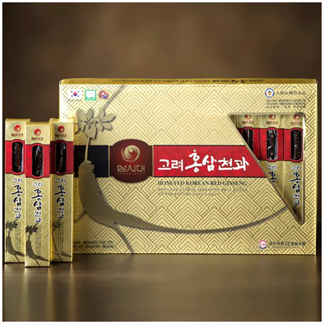 삼시대 홍삼천과 300g(30g x10봉) 홍삼정과 홍삼간식, 300g, 1개