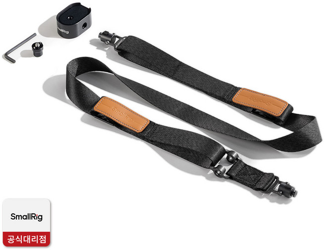 스몰리그 5362 DJI RS 4 / RS 4 Pro / RS 4 Mini / RS 3 / RS 3 Pro / RS 3 Mini 호환 경량 숄더 스트랩, 1개, SR5362