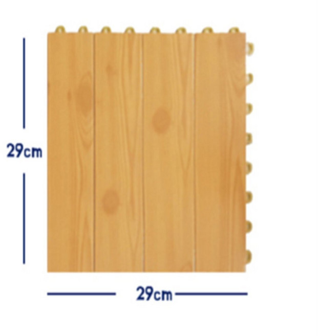 MNS 브라운옹이 1BOX [본판 18개] 거실바닥타일 현관타일매트 조립식타일 인테리어타일 우드패턴타일