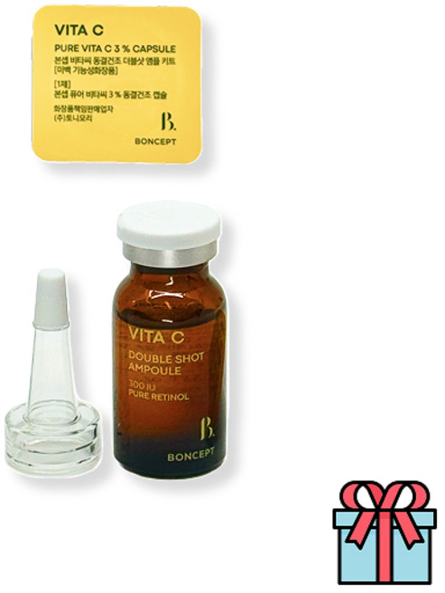본셉 레티놀 비타씨 동결건조 더블샷 앰플키트 7일기미관리 + 사은품(랜덤), 5개, 50g