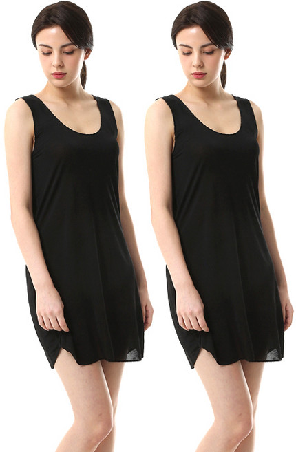 캐리루시 에코인견 3부 런닝 슬립 원피스 2p