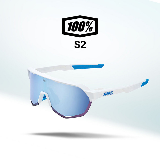 100% 고글 S2 자전거 야구 골프 스포츠 선글라스 100퍼센트 100프로(06), 10.모비스타팀화이트/블루미러(11), 1개