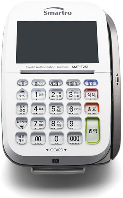 [판매] 유선 IC카드 단말기 SMT-T251, 1개
