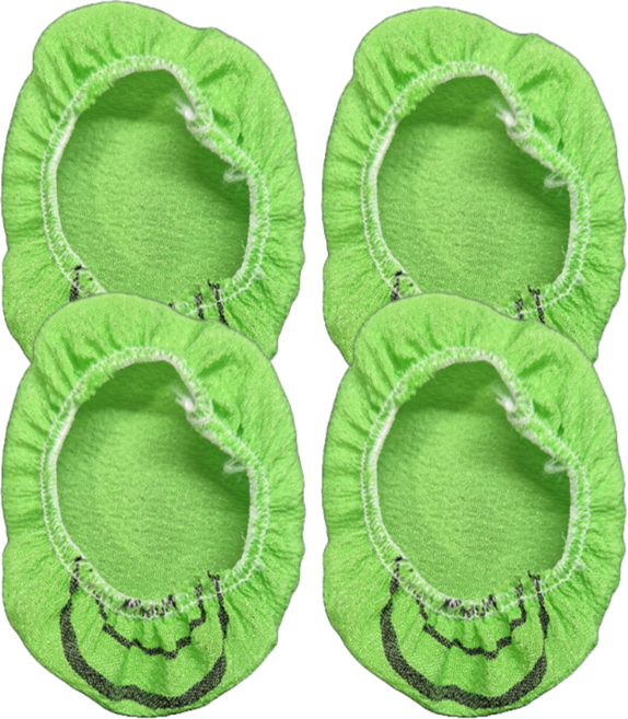 자루등밀이 리필4장 이태리타올, 1세트, 그린, 4개입