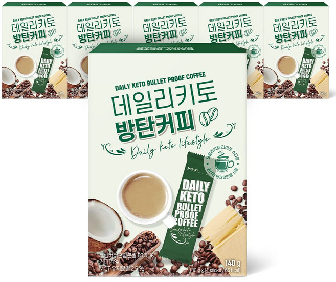 데일리키토 방탄커피, 10g, 14개입, 6개