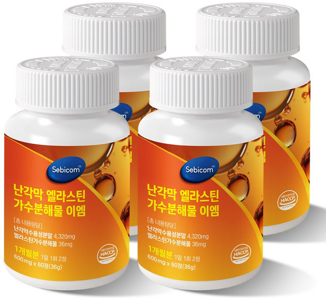 난각막 가수분해물 종근당사은품증정 em 콘드로이친, 4개, 60정