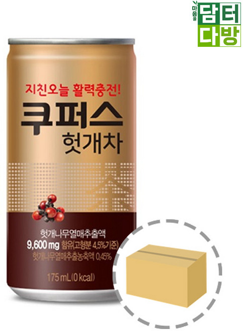 쿠퍼스 헛개차 (30캔) 175ml, 1개, 1ml