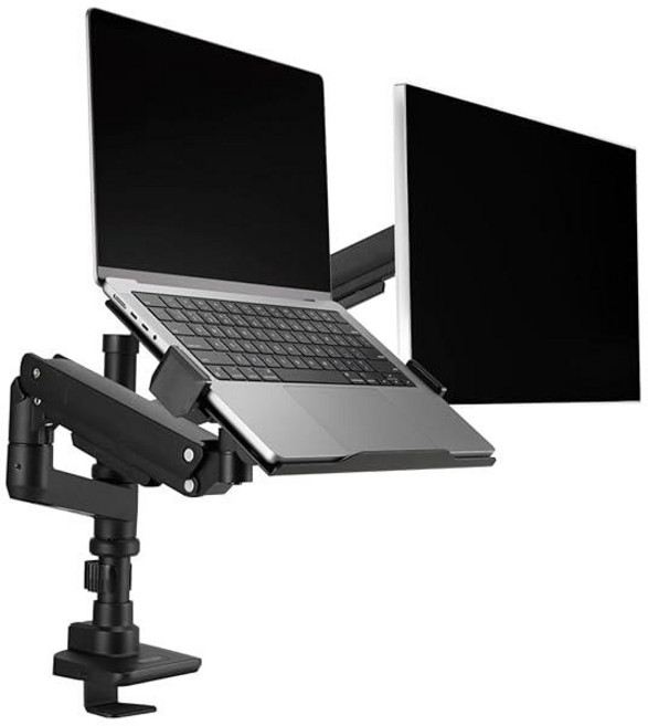 Kensington SmartFit Premium Heavy Duty Dual Monitor Arm with Laptop Tray, Kensington SmartFit Premium He, 1개