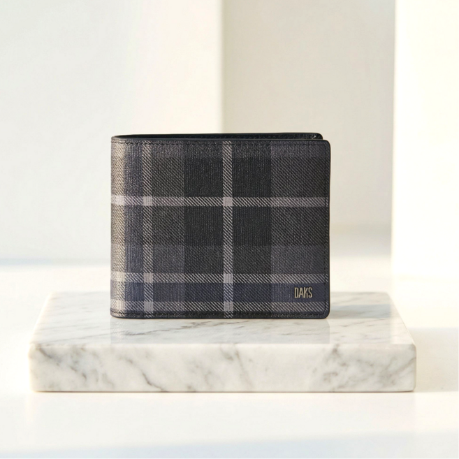닥스셔츠 [22년신상품][주문폭주상품] 선물하기 좋은 닥스 위렌하우스체크 반지갑