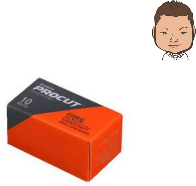 도루코 단면 면도날, 10개입, 1세트