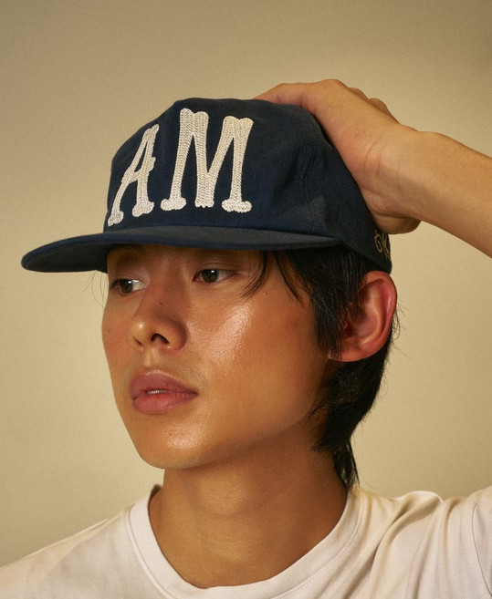 매장정품 아모우 AMOU A.M 5Pannel Cap NAVY AM25FWAC01NA 169326, NONE
