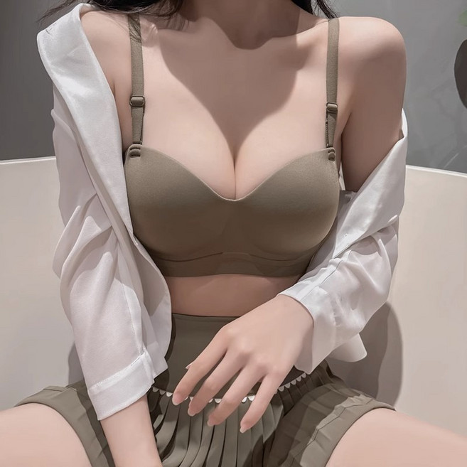 無肩帶無痕內衣 小胸聚攏顯大