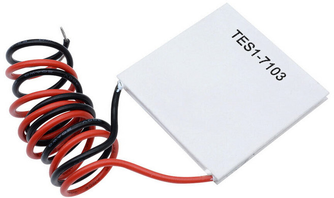 열전소자 TES1-7103 펠티어 소자 23X23 냉각소자 열전반도체, L0415. TES1-7103_23 x 23, 1개