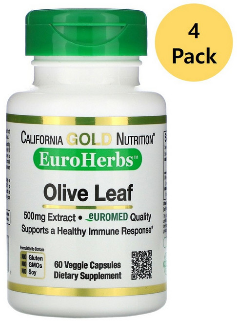 캘리포니아 골드 뉴트리션 올리브 잎 추출물 60정 x 4개