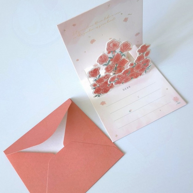 팝업 카드 입체 꽃다발 카네이션 어버이날 스승의날 감사, 상세페이지 참조, 상세페이지 참조