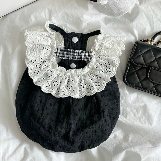 제이펫독 반려동물 옷 레이스 시스루 셔츠