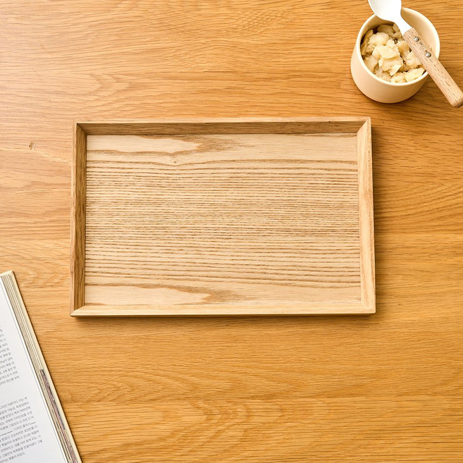 [모던하우스 인천점] 카페 논슬립 우드쟁반 L30 -[WO0525001], 1개, 우드