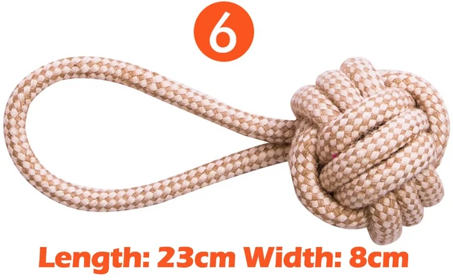 소형 대형견용 인터랙티브 코튼 로프 강아지 장난감 터그 오브 워 내구성 물기 애완 치와와 비숑 크리스마, 10 6