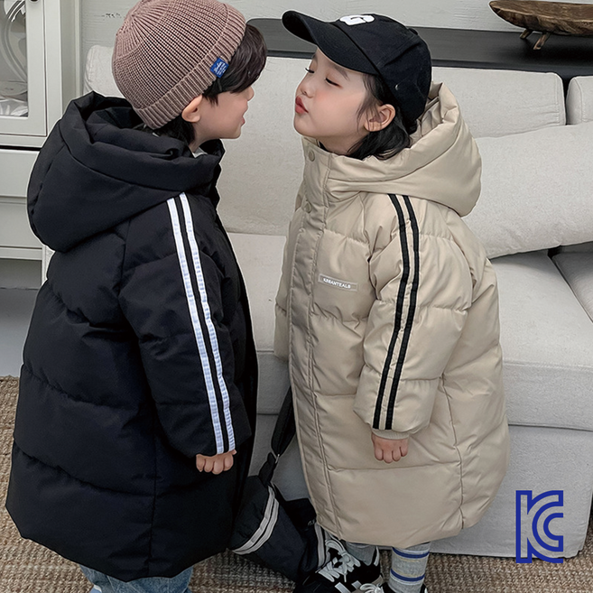 홈브라운 아동용 웰론 롱패딩