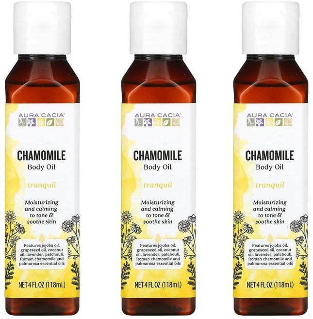 Aura Cacia 카모마일 오일 118ml x3팩, 3개 - 쿠팡