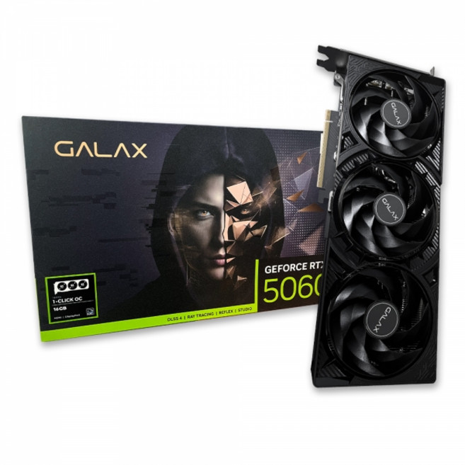갤럭시 갤럭시 갤럭시 GALAX 지포스 RTX 5060 Ti BLACK 3X D7 16GB DUAL HDMI