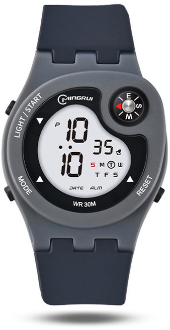 Labtimes 남여공용 나침반 전자 방수 알람 전자 손목시계