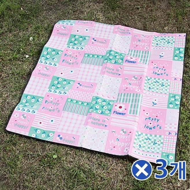 150x150cmx3개 컬러 단풍놀이 돗자리 피크닉 랜덤발송 휴대용, 1개