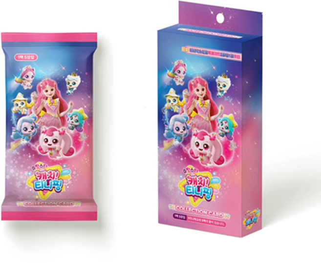 브라더유통 슈팅스타 캐치 티니핑 컬렉션 카드 미니 박스 프로모션박스