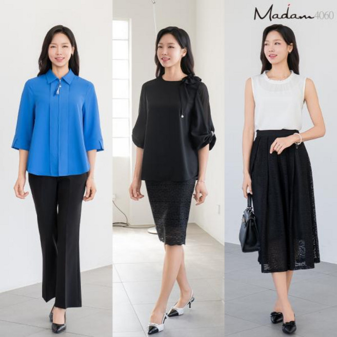 마담4060클래씨블라우스V1 마담4060 어반클래씨블라우스3종