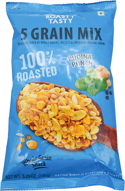 Roasty Tasty 5 Grain Mix 인도디저트, 2개, 150g