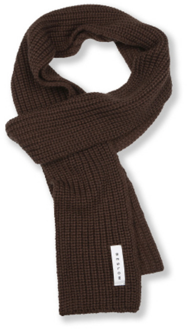 [비슬로우] WOOL BLENDED MUFFLER BROWN, ONE SIZE