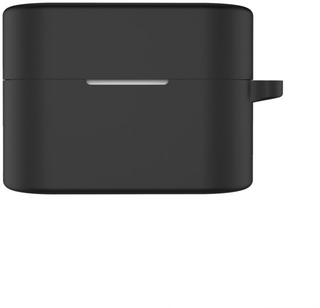 디스티프 소니 WF-1000XM6 전용 실리콘 이어폰 보호 케이스 7.32 x 4.62 x 3.01 cm, 1개, 블랙