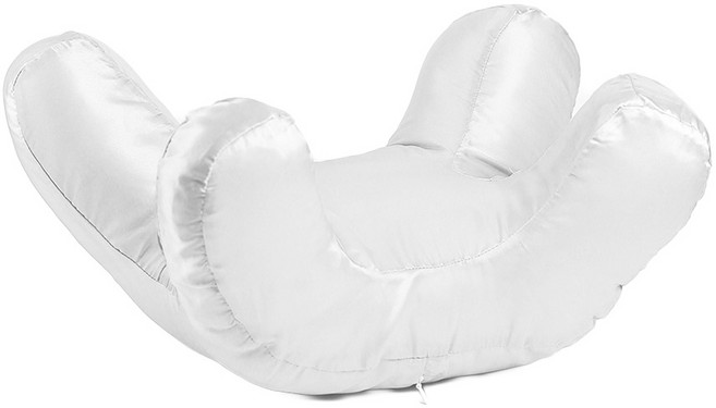 모노랩 눈주름 베개 경추 옆잠 수면 뒤척임 방지, 화이트, 1개