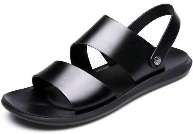 남성샌들 더블 여름 밴딩 스트랩 샌들 키높이 발편한