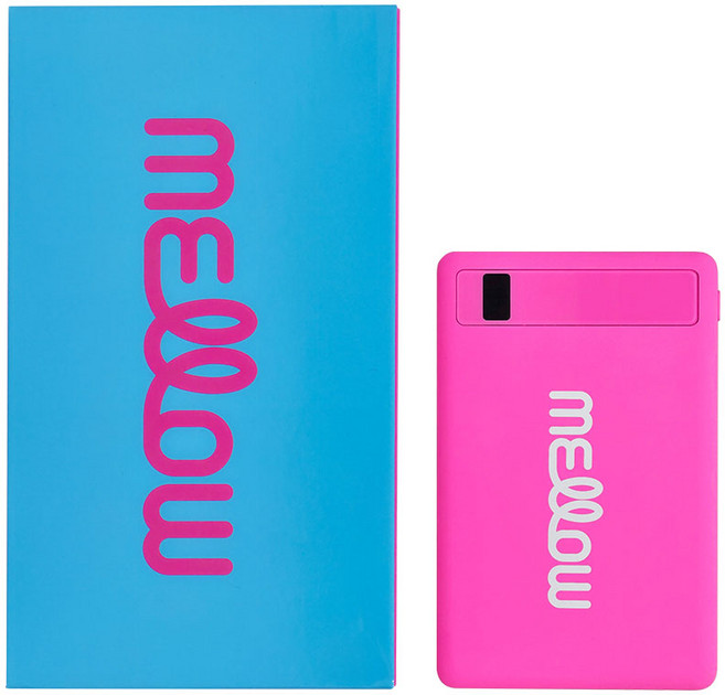 데코아르 멜로우 초슬림 맥세이프 보조배터리 (애플워치 맥세이프 충전), 핑크