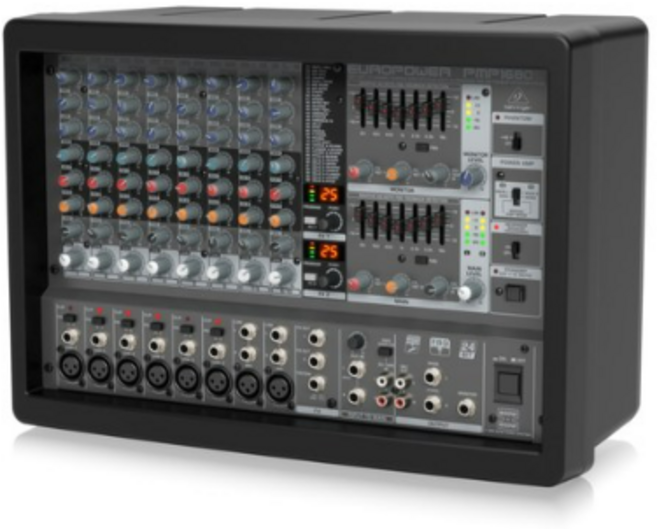 베링거 PMP1680S 파워드믹서 1600W 10채널 멀티이펙터