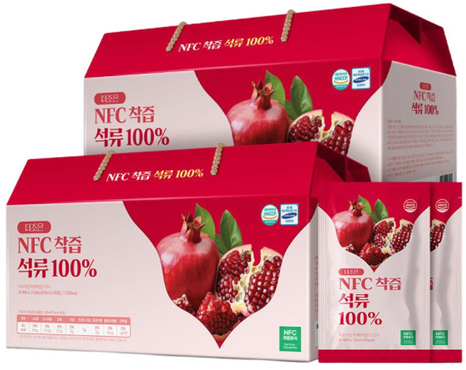 더조은 NFC착즙 석류100 70ml x 30포 2박스