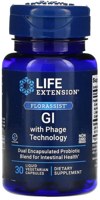라이프 익스텐션 Life Extension Florassist Gi with Phage Technology 30리퀴드 베지캡슐, 1개, 30정 - 쿠팡
