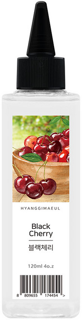 향기마을 디퓨저 리필오일, 블랙체리, 120ml, 1개