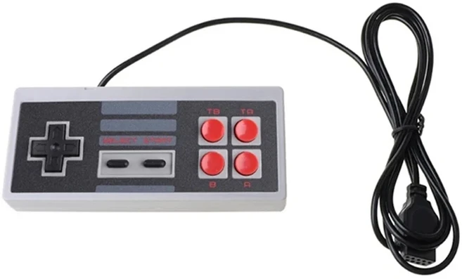 8비트 레트로 비디오 게임 콘솔 용 4 버튼 컨트롤러 패드 HDMI 호환 미니 스틱 620 내장 듀얼 클래식, 02 1 PC
